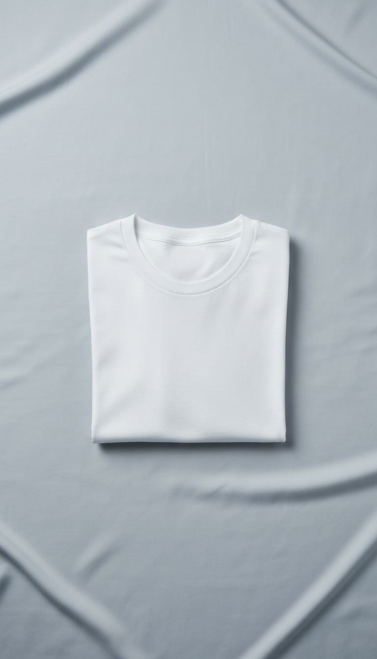 Pure White Everyday Crew Tee