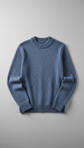 Soft Blue Premium Knit Sweater