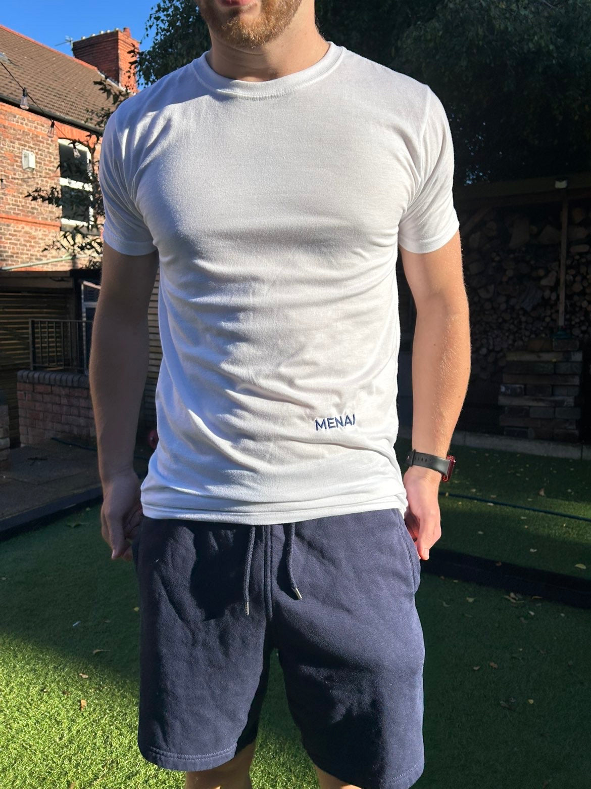White Limited Essential MENAI Tee